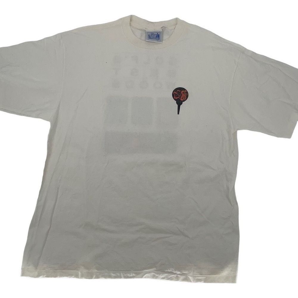 The Aussie T Company Mens‎ Graphic T Shirt Natural Heavy Cotton Tee White Large